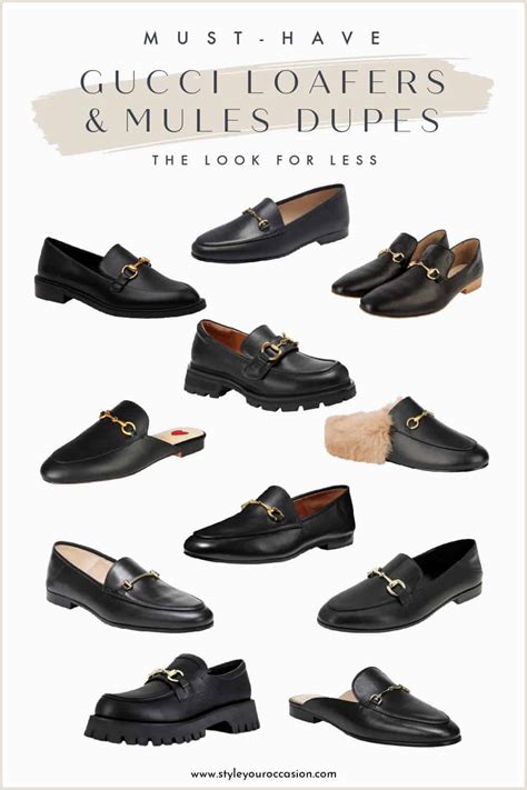 gucci backless loafers dupe|gucci loafer mules.